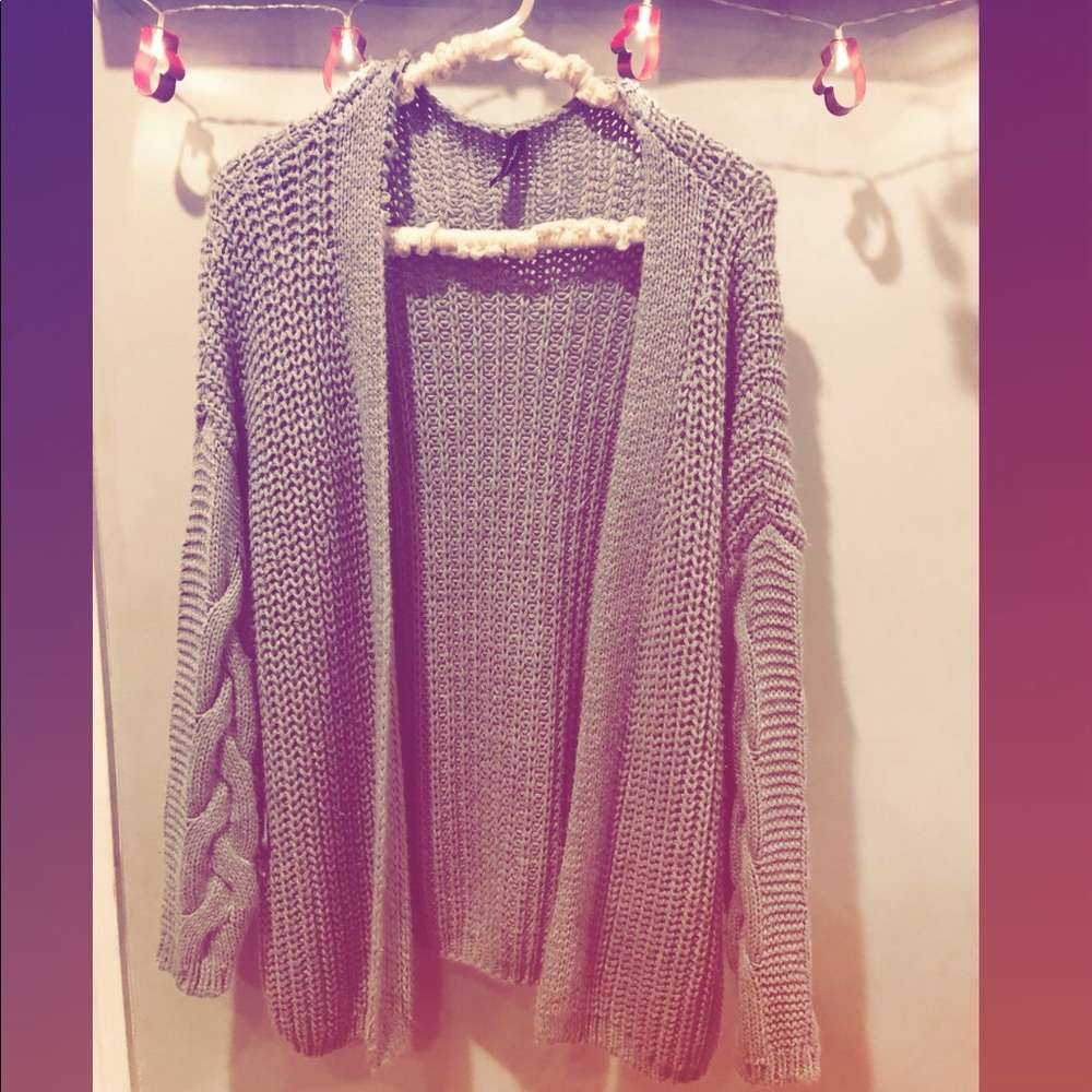 Comfiest oversized cardigan.
